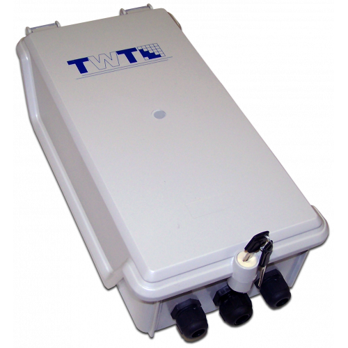 Outdoor distribution box for 10 connection modules, 100 pairs